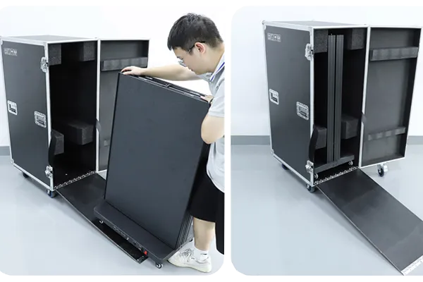 Foldable LED Poster Display-Portable & Protected for Easy Transport Foldable LED Poster Display-Portable & Protected for Easy Transport